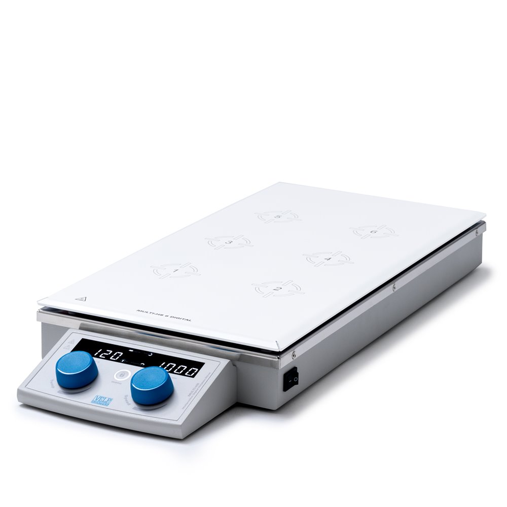 MÁY KHUẤY TỪ GIA NHIỆT 6 VỊ TRÍ - MULTI-HS 6 DIGITAL