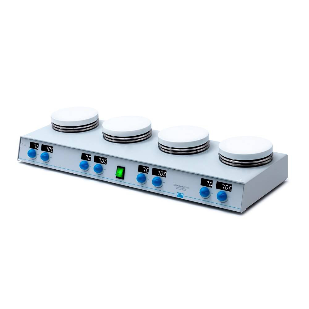 MÁY KHUẤY TỪ GIA NHIỆT 4 VỊ TRÍ - AM4 DIGITAL PRO